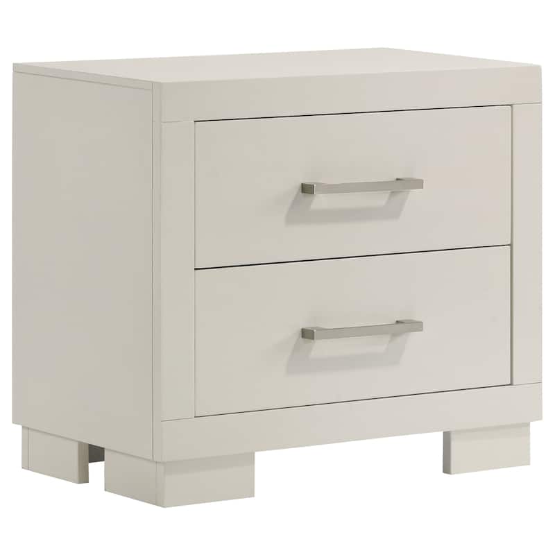 Jessica Contemporary 2-drawer Nightstand