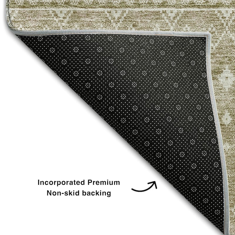 Premium Washable Super Soft Boho Geo Mayfield Rug