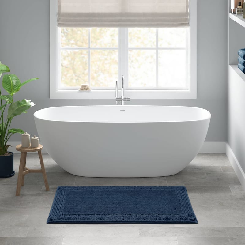 Madison Park Signature Splendor 100-percent Cotton Tufted 3000 GSM Reversible Bath Rug