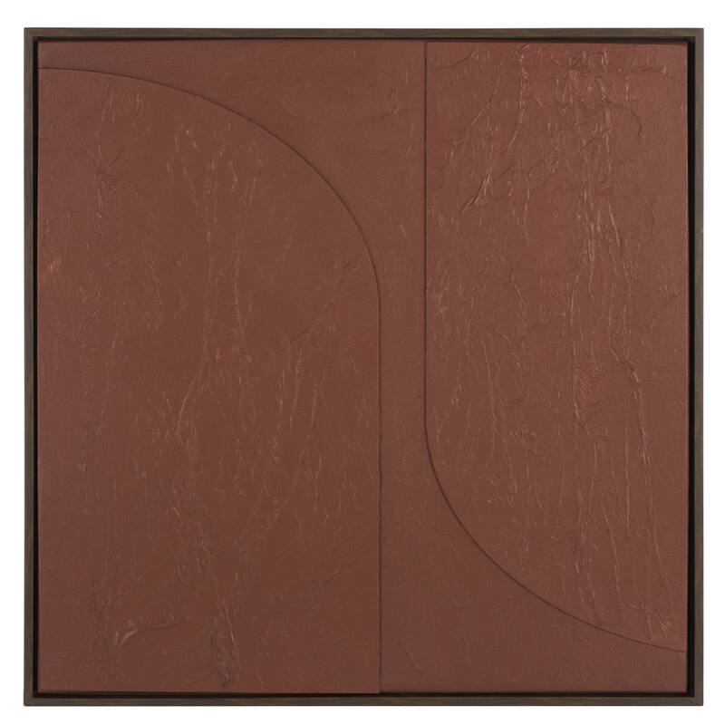 SAFAVIEH Home Fudge Pop 30-inch Maroon Framed Wall Art