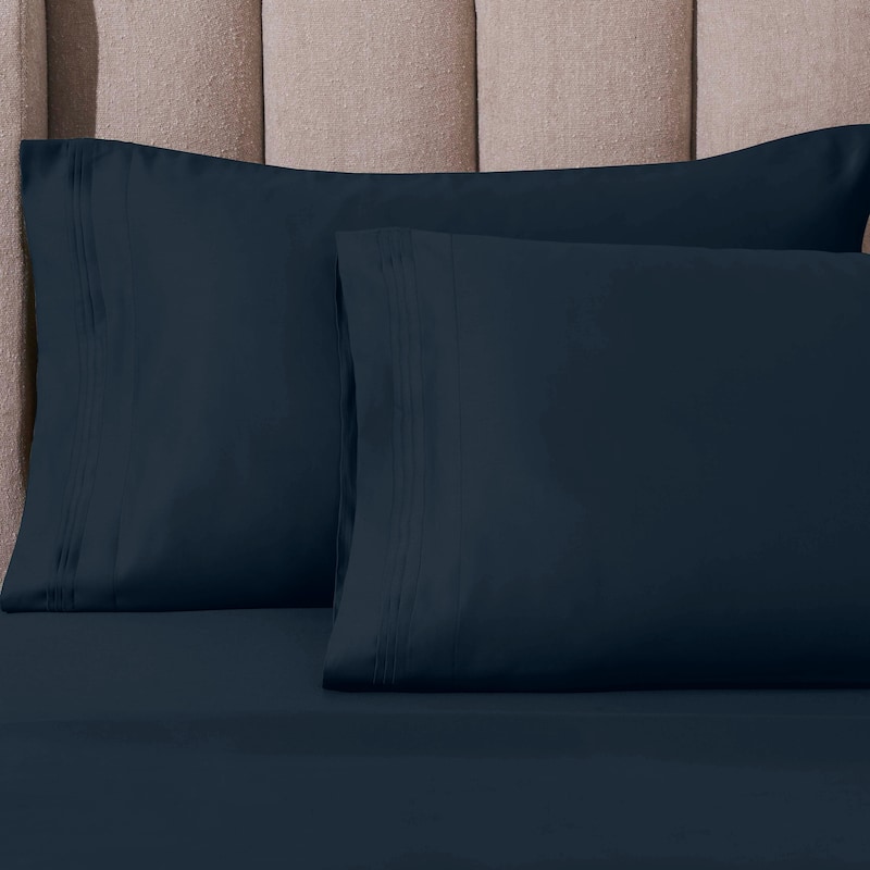 Superior Egyptian Cotton 1000 Thread Count Deep Pocket Solid Sheet Set