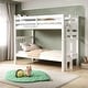 preview thumbnail 9 of 26, Taylor & Olive Trillium Tall Twin over Twin Bunk Bed with End Ladder