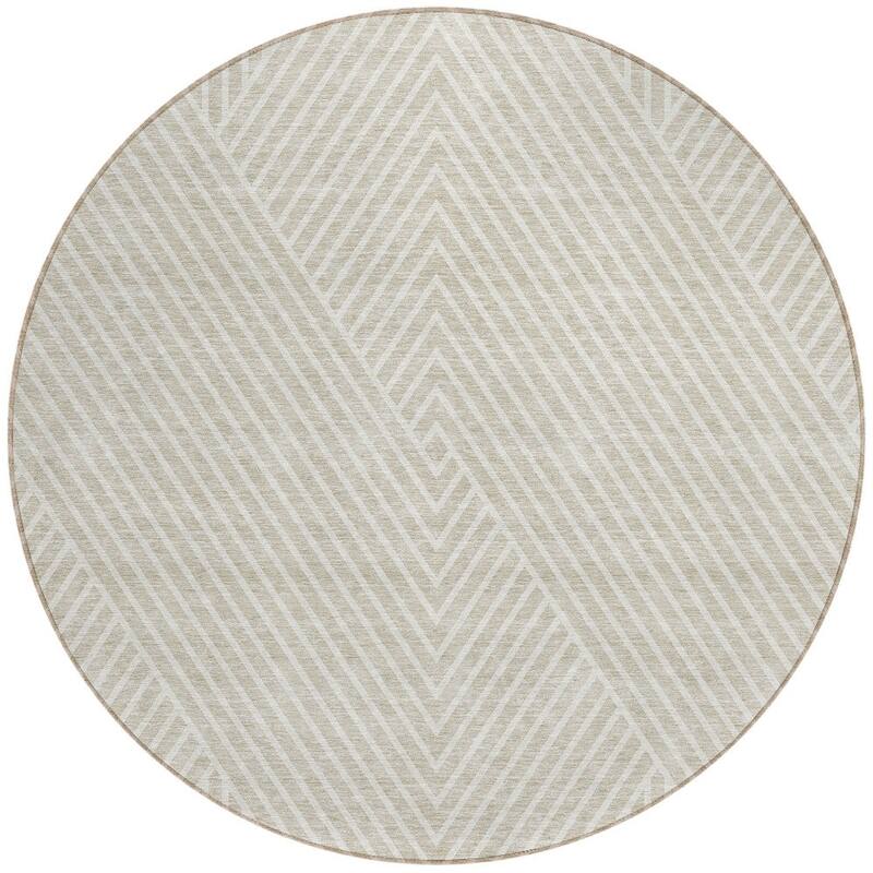 HomeRoots Geometric Transitional Rectangle Outdoor Rug