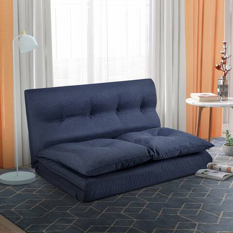 Home Furniture Floor Couch and Sofa Fabric Folding Chaise Lounge