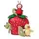 preview thumbnail 3 of 3, Lambs & Ivy Strawberry Soft Plush Interactive Play Set with Stuffed Animal Toys