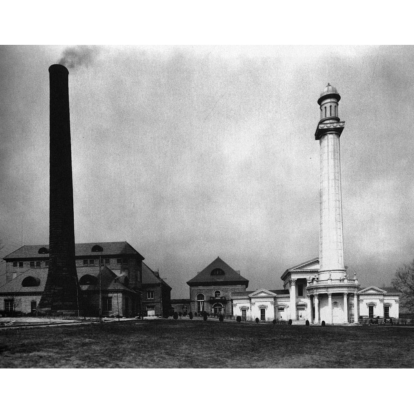 Shop Louisville Water Company standpipe tower and pumping station Black and White Gallery ...