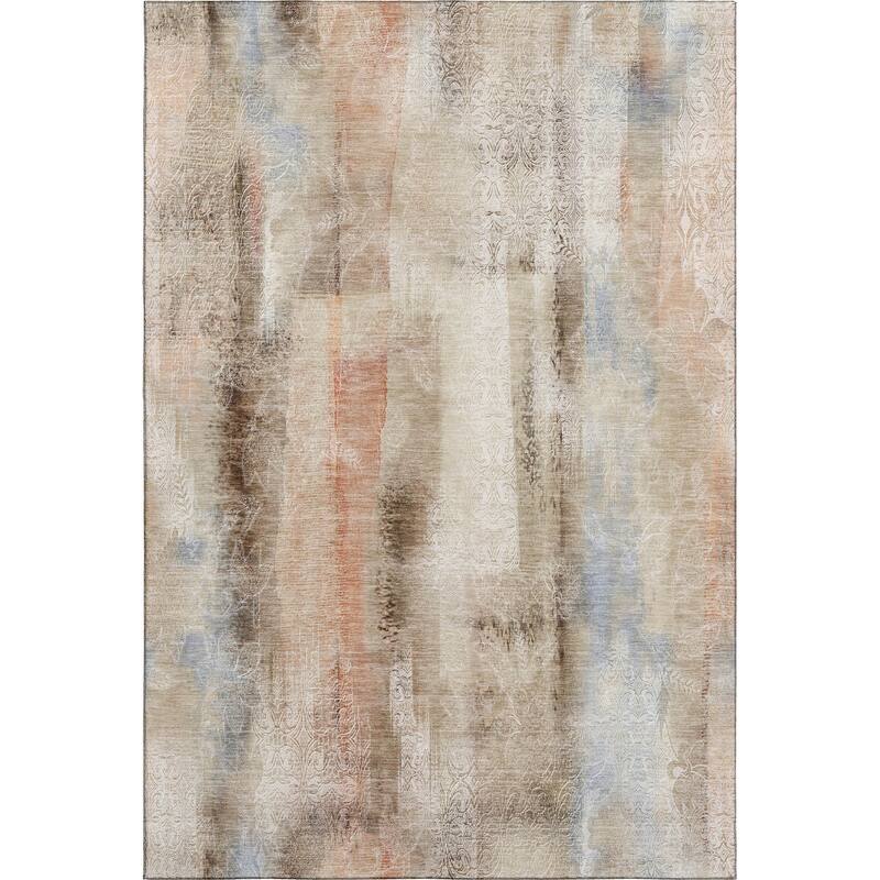 Premium Washable Super Soft Abstract Imprints Mayfield Rug