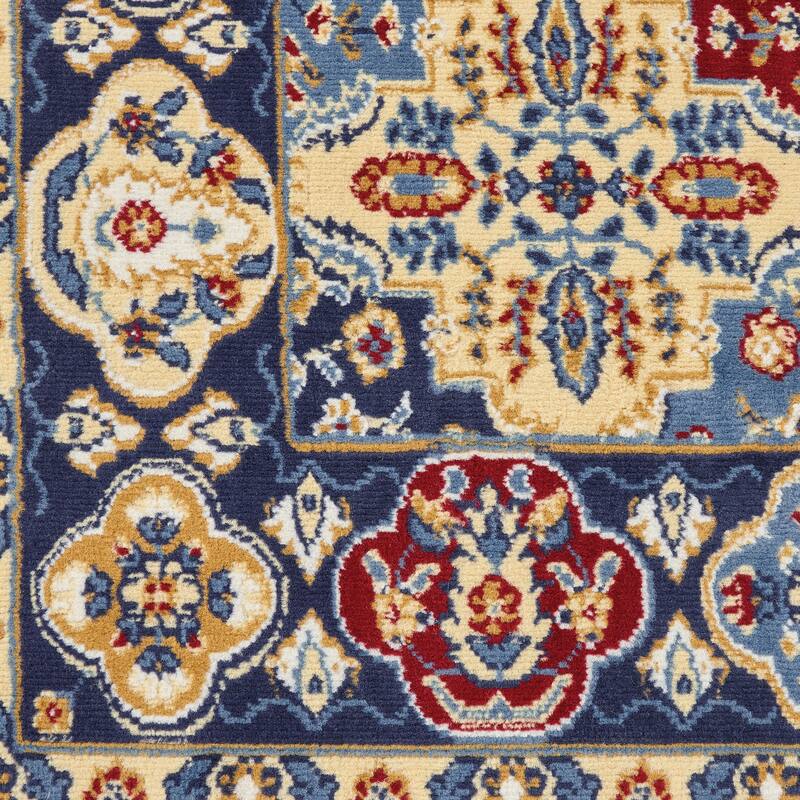 Nourison Grafix Vintage Boho Persian Border Area Rug