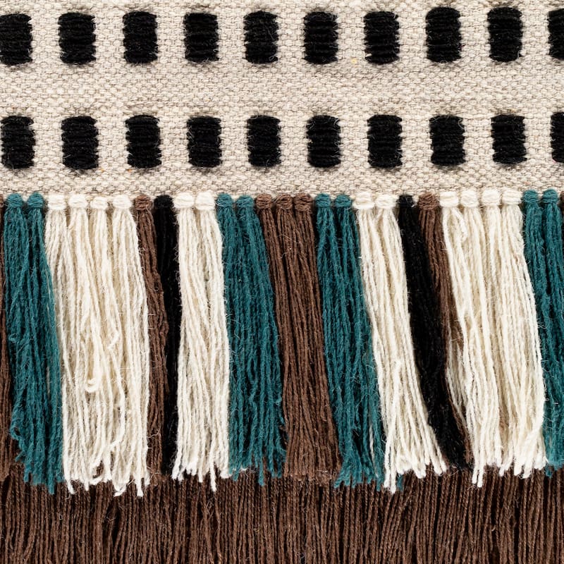 Artistic Weavers Kamilah Textured Layered Fringe Wall Hanging - 32"H x 20"W