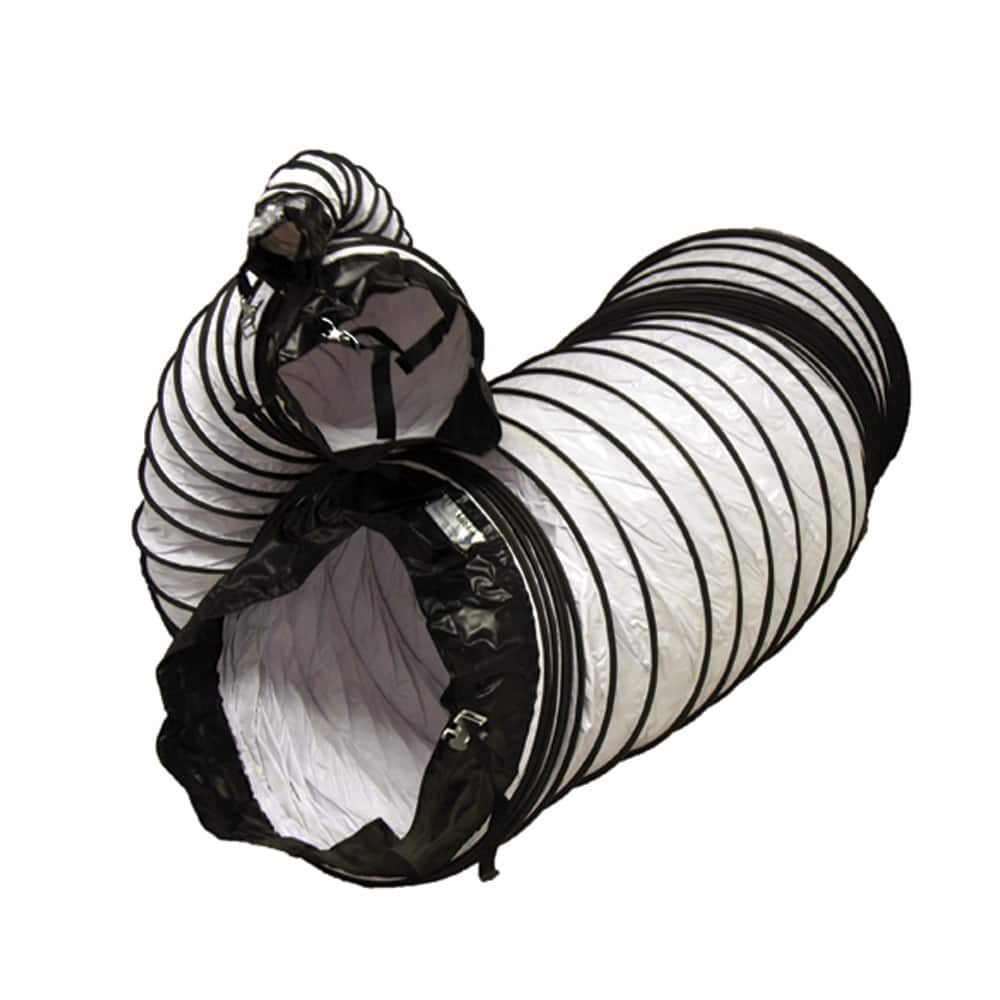 Rubber-Cal "Air Ventilator White" Ventilation Duct Hose (Fully Stretched), 20-Inch by 25-Feet - 20x300