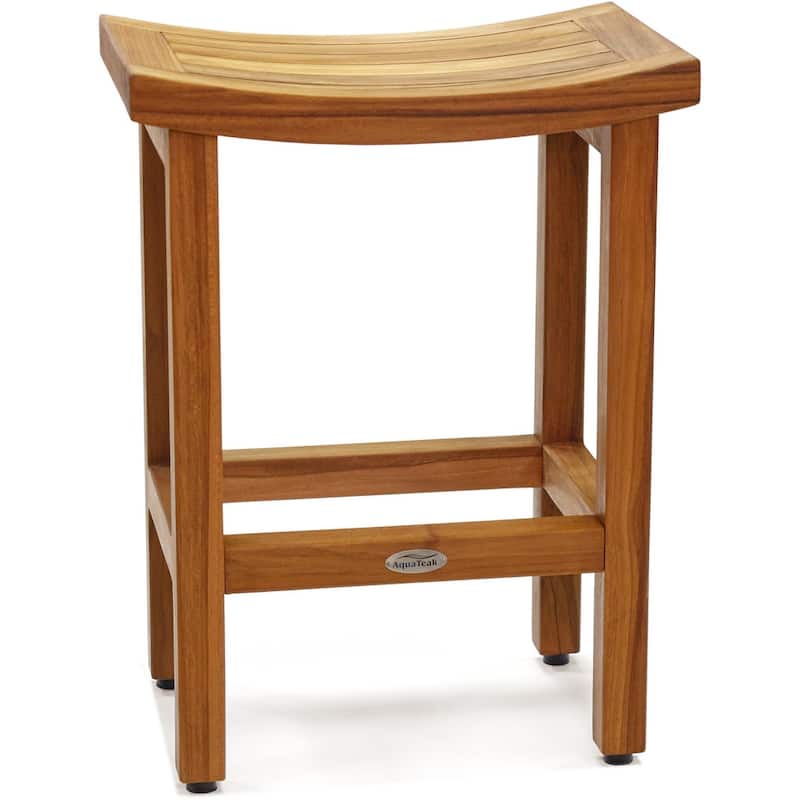 Patented 24" Tall Sumba Teak Counter Stool - 24" Tall