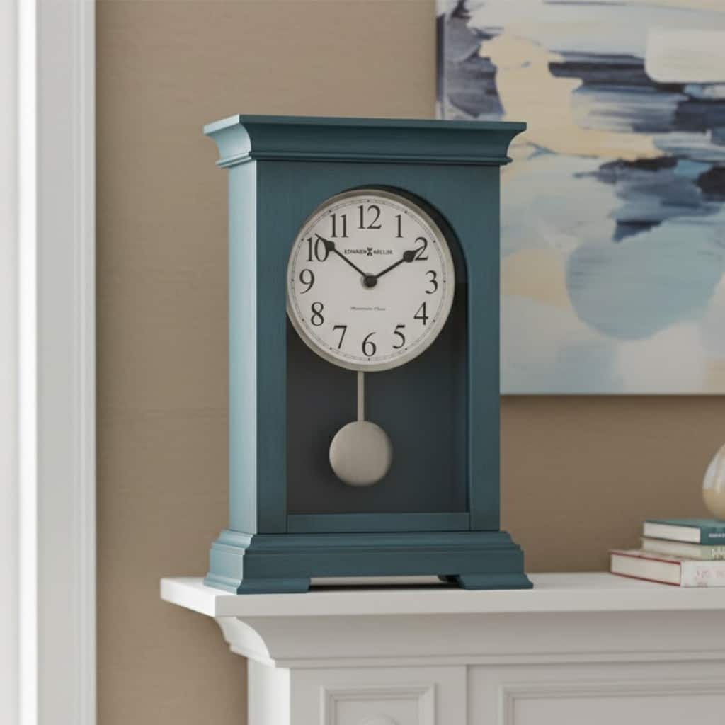 Howard Miller Loreen Blue Chiming Mantel Clock