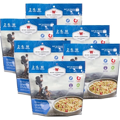 Wise prepared meals 05907 wise strawberry granola crunch case of 6!