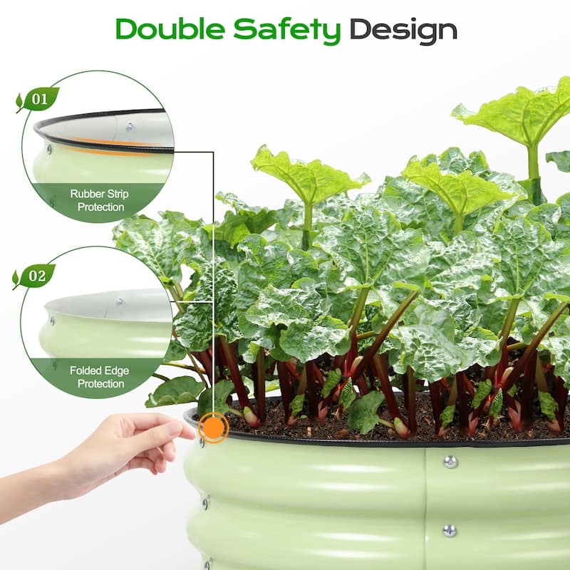 Aoodor Metal Raised Garden Bed