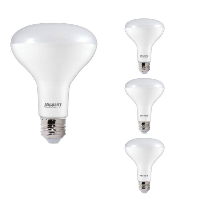 Bulbrite Multi Pack Dimmable Aluminum Finish Medium (E26) LED Bulb - Pack of (4) 13 Watt - 1050 Lumens, 2700K, and 80 CRI
