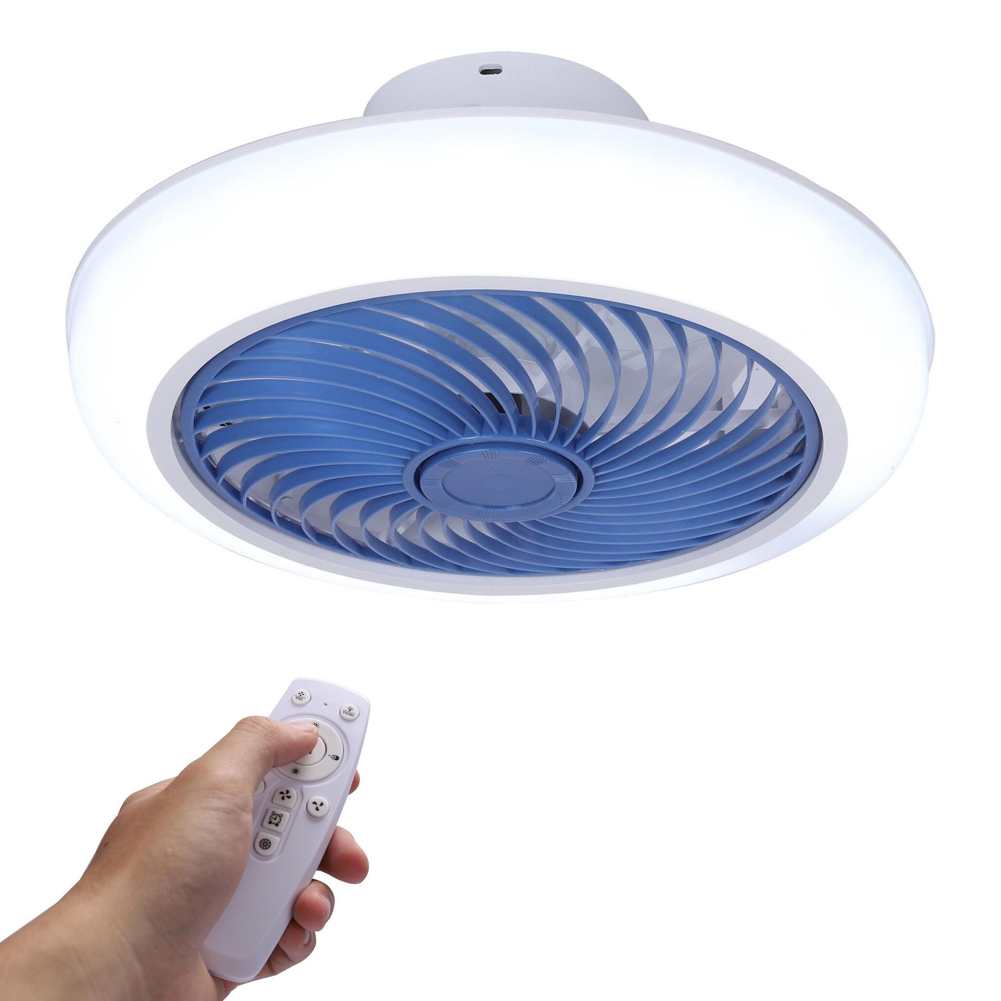 Enclosed Ceiling Fan Light Flush Mount 