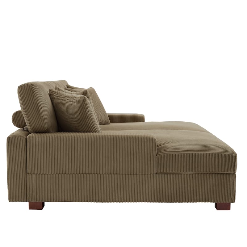 Oversized Modular Sectional Sofa Set with Pillows for Living Room