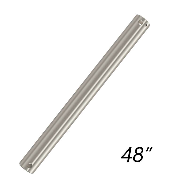 24"/36"/48" Downrod Accessories For Sofucor Ceiling Fan or Ceiling Light,Nickel or Black - Nickel 48"