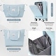 preview thumbnail 38 of 39, Front Opening 20-Inch Carry-On Luggage with Expandable Travel Bag Set