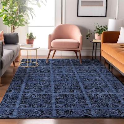 Premium Washable Super Soft Mosaic Panel Mayfield Rug