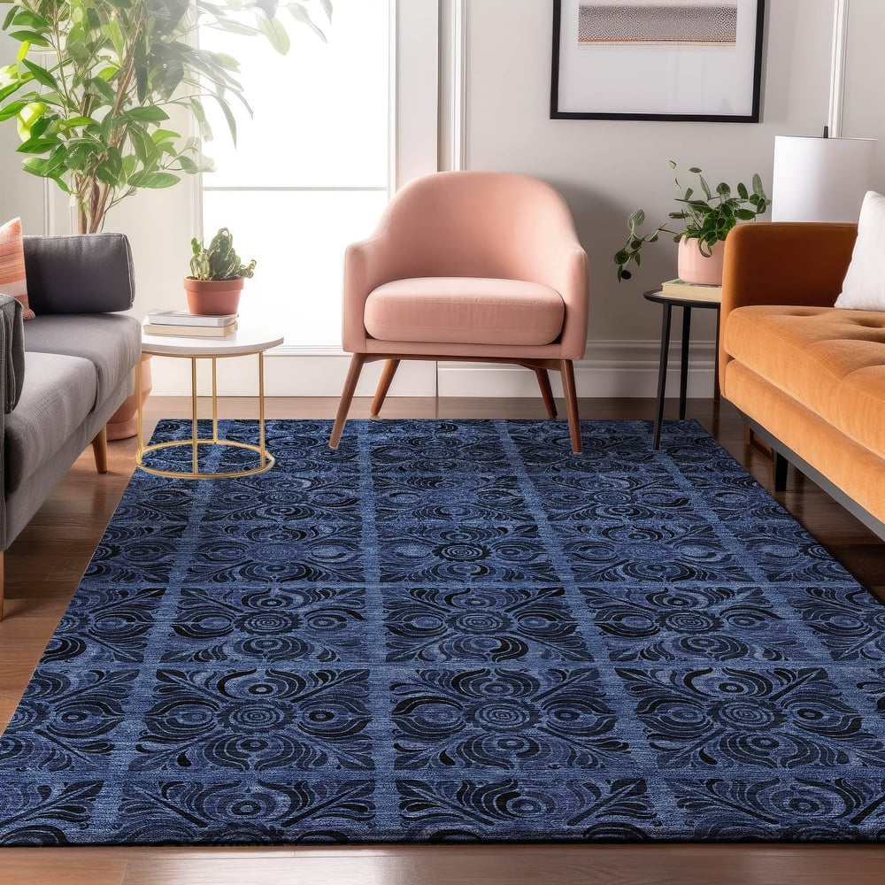 Premium Washable Super Soft Mosaic Panel Mayfield Rug