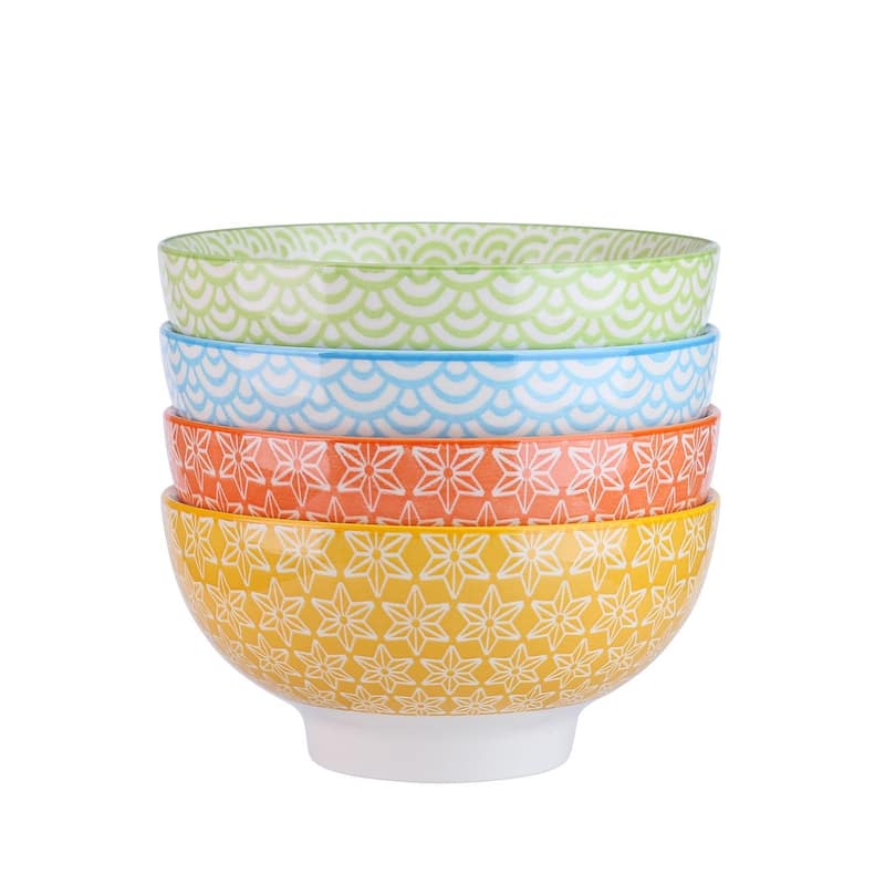 vancasso Natsuki 4-Piece Porcelain Bowls Set