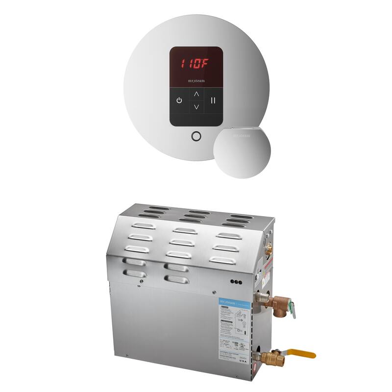 Mr Steam R05C10AA0000 MS 5 kW (5000 W) Steam Shower Generator Package - Polished Chrome