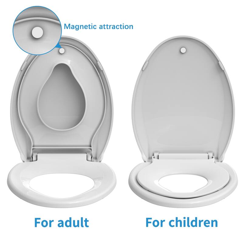 2 in 1 Toilet Seat for Toddlers and Adults