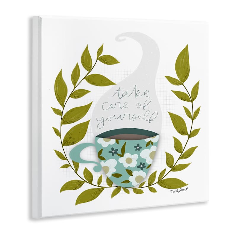 Stupell Take Care with Relaxing Coffee Wall Plaque Art Design By Mandy Ford Art + Illustration