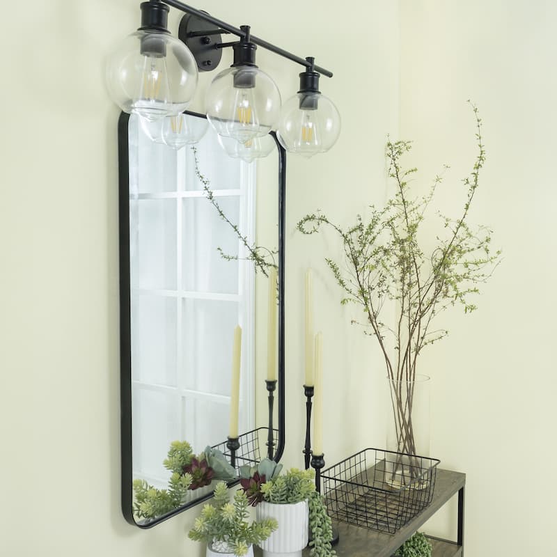 TEHOME Veion Rectangle Metal Wall Mirror