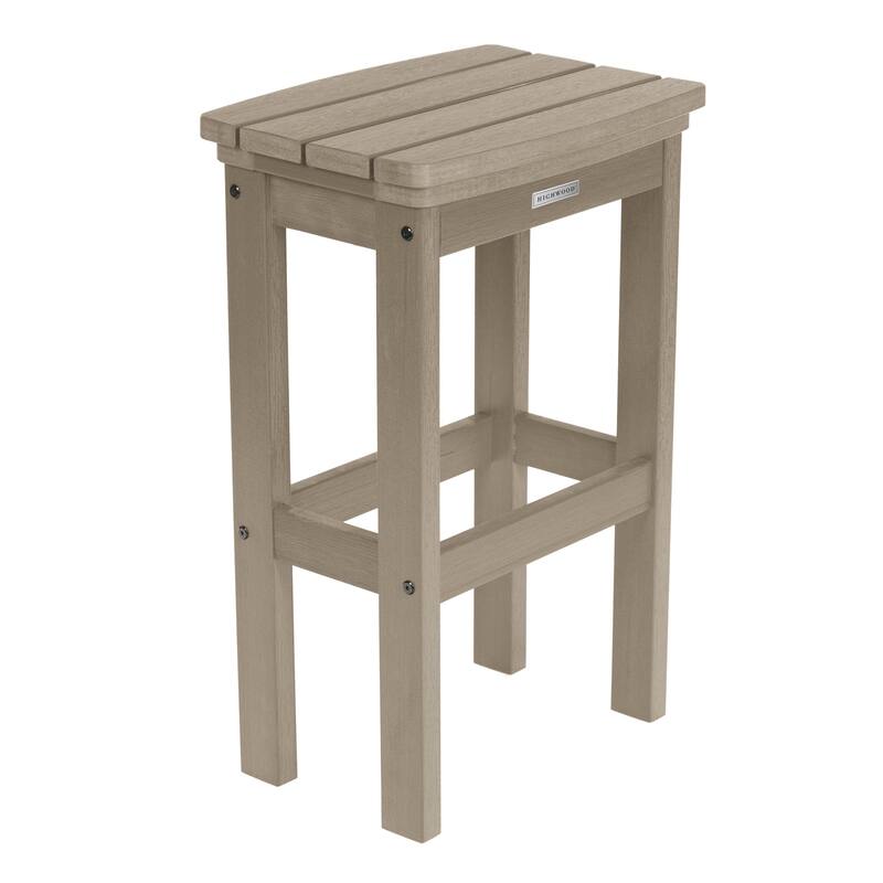 Lehigh Eco-friendly Outdoor Bar Height Stool - Woodland Brown