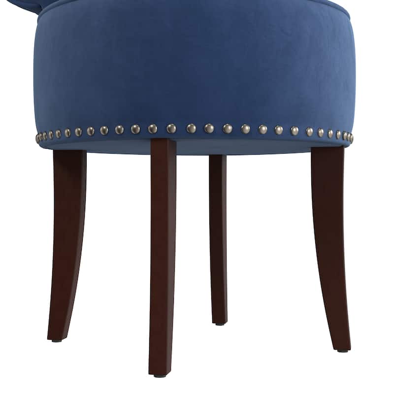 Hillsdale Furniture Lena Wood Vanity Stool