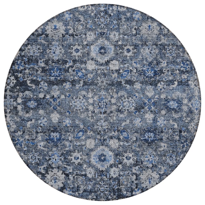 HomeRoots Oriental Traditional Rectangle Outdoor Rug
