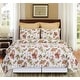 preview thumbnail 3 of 7, Maple Fall Leaves Cotton Quilt Set - Reversible and Machine Washable