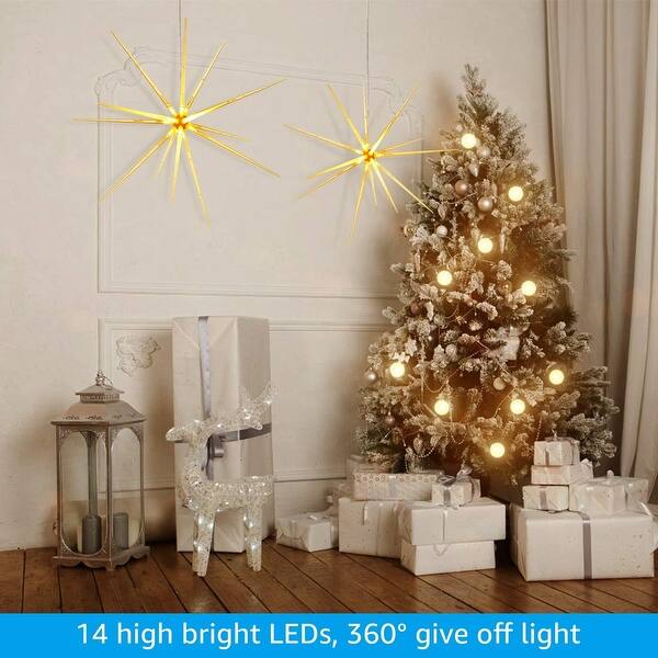 Shop Christmas Led Firework Fairy String Lights Rgb Warm White Daylight Overstock 29860615