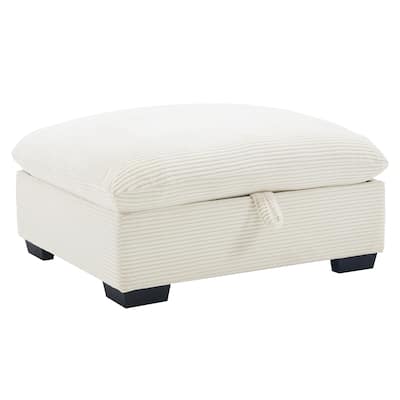 Corduroy Fabric Ottomans Footrest to Combine with 2 Seater Sofa, 3 Seater Sofa and 4 Seater Sofa, Corduroy