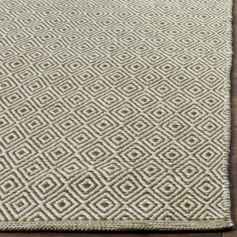 SAFAVIEH, Handmade Flatweave Montauk Brice Casual Cotton Rug