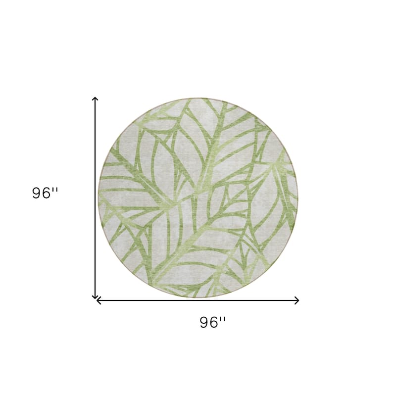 HomeRoots Floral Transitional Rectangle Outdoor Rug