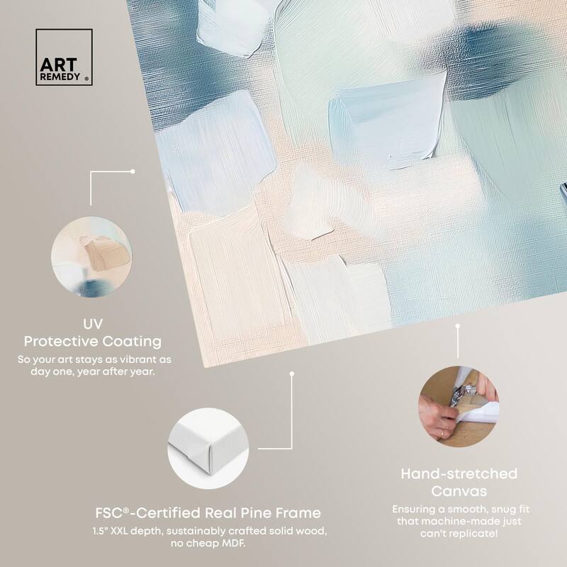 Celadon Haze II Canvas by Art Remedy, Gallery Wrapped