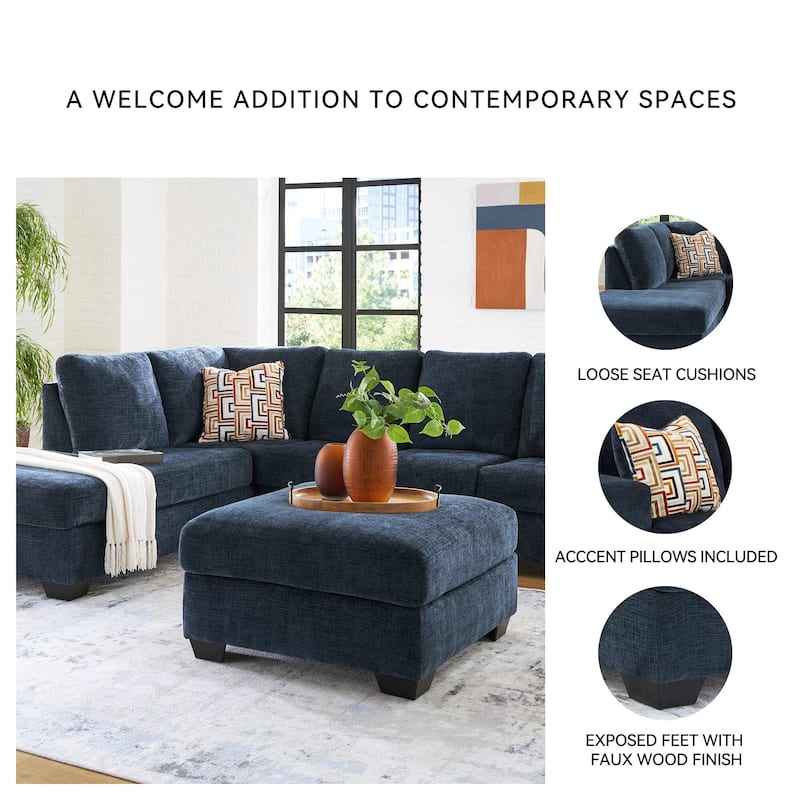 Signature Design by Ashley Aviemore 2-Piece Sectional with Chaise - 110"W x 90"D x 37"H