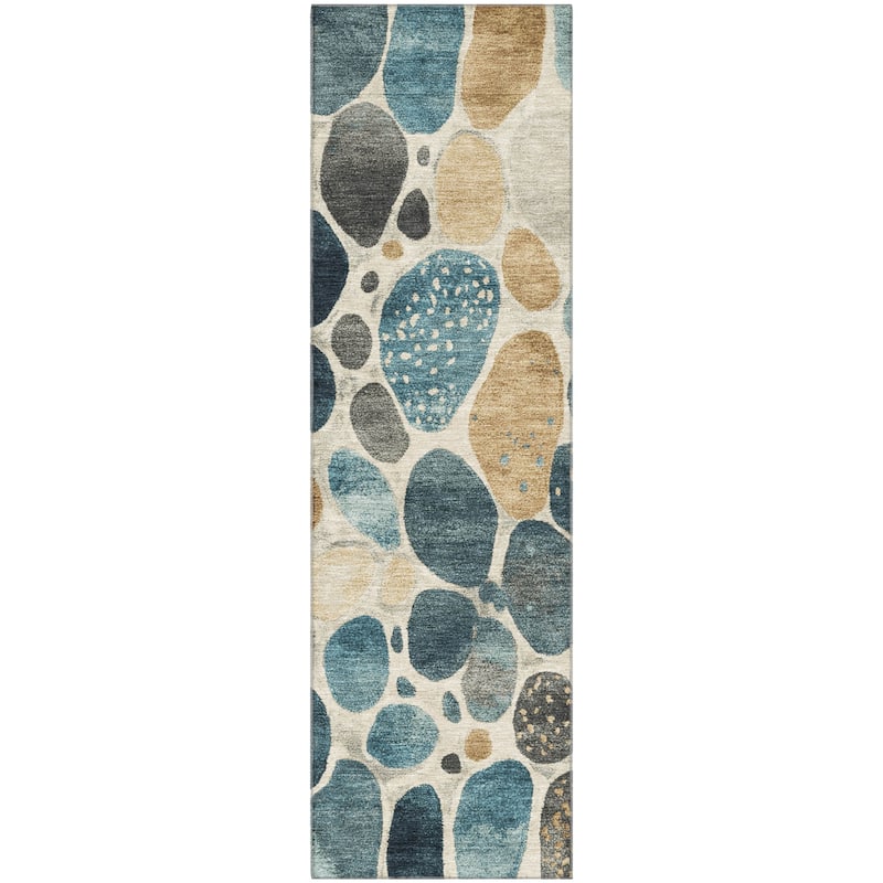 Premium Washable Super Soft Contemporary Cobble Mayfield Rug