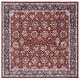 preview thumbnail 9 of 19, SAFAVIEH Heirloom Vlada Oriental Rug 6'7" Square - Rust/Navy - Square