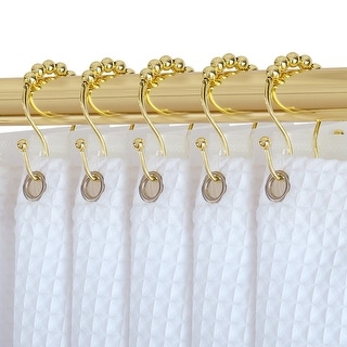 Ex-Cell Eclipse Shower Curtain Hooks, Bronze : Excell Home Fashions : Fabric Shower Curtains