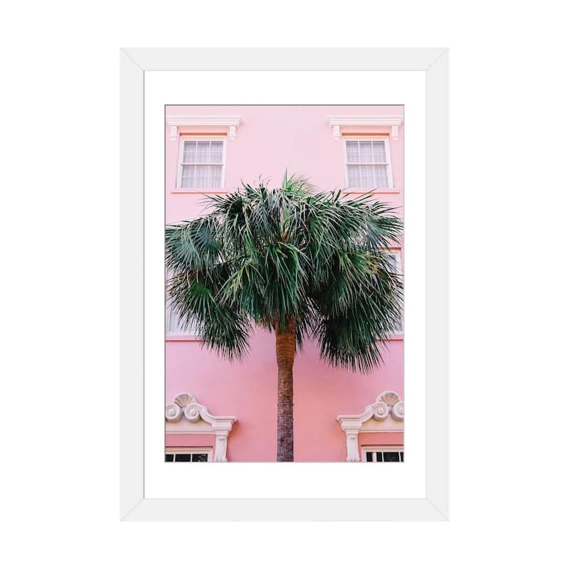 iCanvas "Charleston Pink" by Bethany Young PFA - White - 32x24x1