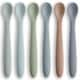 preview thumbnail 1 of 13, Silicone Baby Spoons Set - BPA Free Utensils by Comfy Cubs Ocean Pack