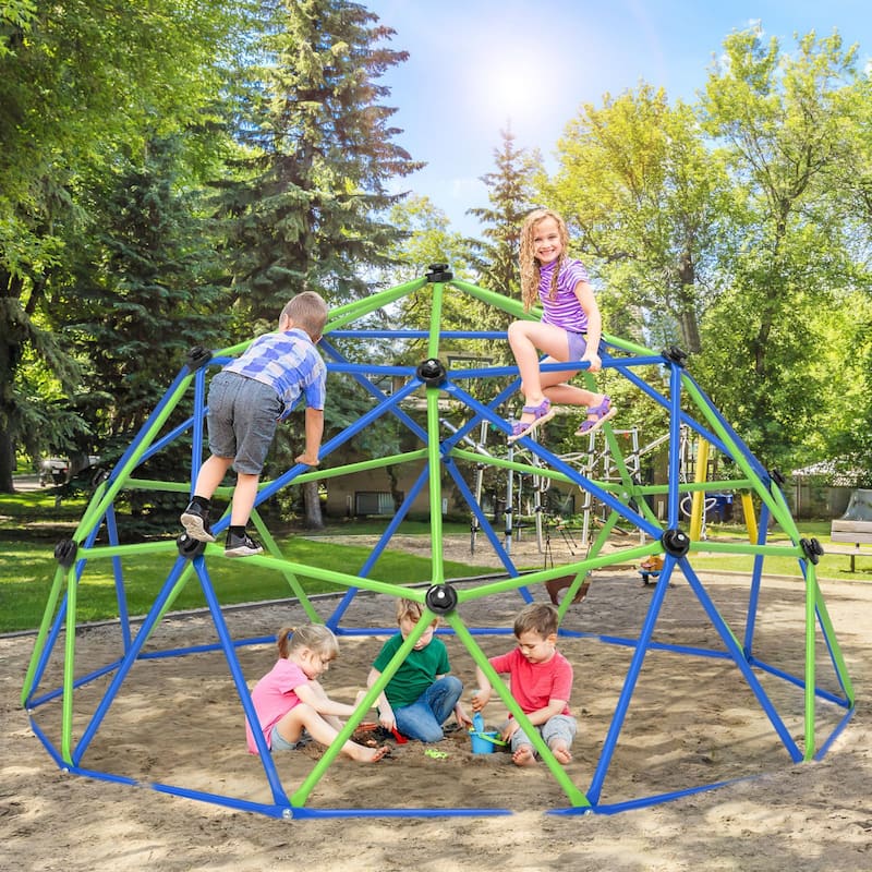 Climbing Dome 10FT Dome Climber Jungle Gym for Kids Indoor Outdoor Play - 120 x 120 x 60 in