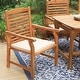 preview thumbnail 34 of 39, MAISON ARTS Outdoor 7/9-Piece Solid Acacia Wood Dining Set, Expandable Dining Table and 6/8 Wood Dining Chairs