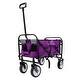 preview thumbnail 45 of 62, Foldable Wagon Cart with Strapping System, Utility Wagon Cart for Camping Shopping Sports Gardeing Fishing All-Terrain Wheels