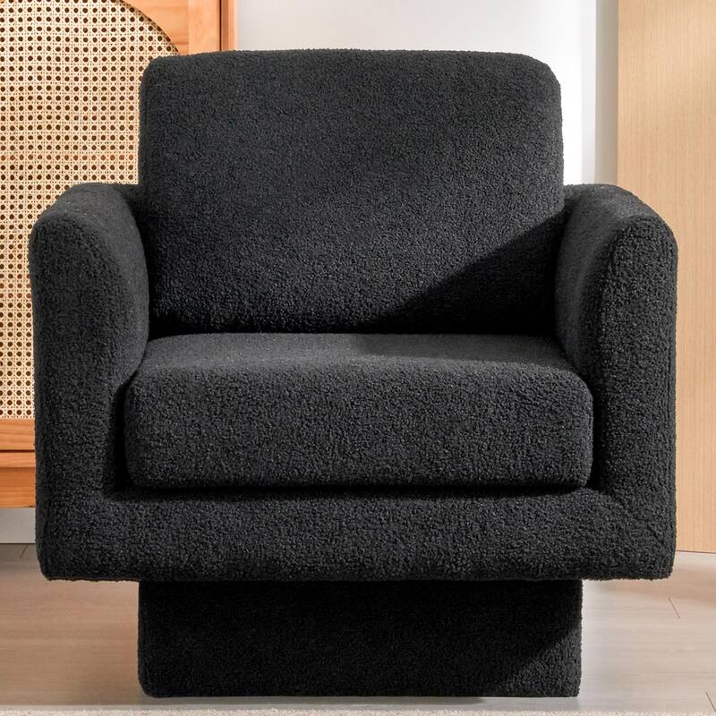 Luxurious Teddy Velvet Swivel Chair for Ultimate Comfort and Style