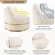 preview thumbnail 51 of 62, 360 Degree Swivel Accent Chair Velvet Modern Upholstered Barrel Chair Over-Sized Soft Chair with Seat Cushion